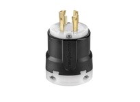 Cooper Eaton AHL1430P Plug 30A 125/250V 3P4W H/L Black & White