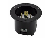 Cooper Eaton AHL1520FI Flanged Inlet 20A 250V 3PH 3P4W H/L Black & White