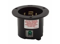 Cooper Eaton AHL1530FI Flanged Inlet 30A 250V 3PH 3P4W H/L Black & White