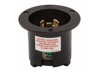 Cooper Eaton AHL620FI Flanged Inlet 20A 250V 2P3W H/L Black & White