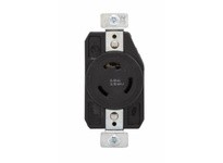 Cooper Eaton AHL620R Receptacle Single 20A 250V 2P3W H/L Black | Industrial Supplies