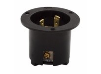 Cooper Eaton AHL830FI Flanged Inlet 30A 480V 2P3W H/L Black & White