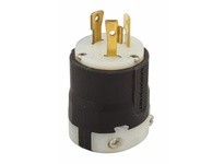 Cooper Eaton AHL830P Plug 30A 480V 2P3W H/L Black & White | Industrial Supplies