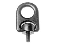 Te-Co AK56212 Tuff Forged Swivel Hoist Rings Swivels 360 degrees - Pivots 180 degrees, 1-8 Thread Size, Phosphate per DOD-P-1623