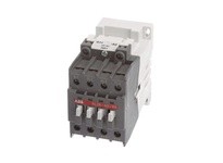 ABB AL26-40-00-81 Contactor NEMA 4 Pole 28A 24VDC Coil DIN Rail/Panel Mount AL Series