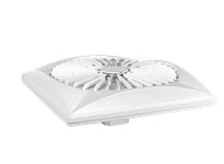 RAB ALED5S150W/BL Area Light Square Type V 150W Cool LED 120-277V Bilevel White