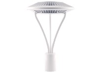 RAB ALED5T52W Area Light Post Top 52W Cool LED Type V Clear Lens White