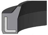 Dichtomatik AM45-95X105X7 WIPER NBR COVERED METAL D Style | YarinInd