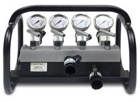 Enerpac AMGC42 Split Flow Hydraulic Manifold with Gauges | YarinInd