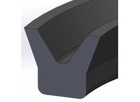 Dichtomatik AN6226-109 Symmetrical Seal | AN6226 Series Nitrile 70 Duro