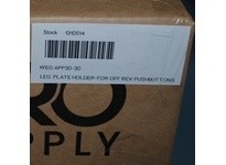 WEG APP30-30 Leg. Plate&Holder-For Off Rev Pushbuttons