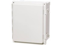 Fibox AR1084CHL JIC10 x 8 x 4 hinged opaque cover plastic latch