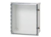 Fibox AR12106CHSSLT JIC12 x 10 x 6 hinged transparent cover SS latch padlockable