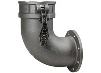 Dixon ATCGF40-90 Railroad Tank Car Connection Style GF TTMA Flange x Boss-Lock Coupler