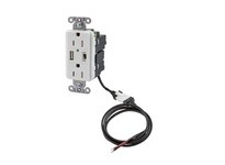 Hubbell Wiring AVPS15W ISTATION P-SUP5VDCDUP 15AMP USB Charger | YarinInd