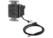 Hubbell Wiring AVPS20GY ISTATION P-SUP5VDCDUP 20AMP USB Charger | YarinInd