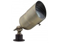 Orbit B101-AB SOLID BRASS BULLET W/ HOOD - ANTIQUE BRASS