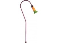 Orbit B106-ARB-WH Brass Path Fix with White Glass Bell | Durable Lighting