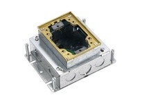 Hubbell Wiring B2421 1-G RECT STEEL FB EXTSHAL FULL ADJ BRS