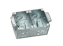 Hubbell Wiring B2482 2-G RECT STEEL WOOD FB SEMI ADJ