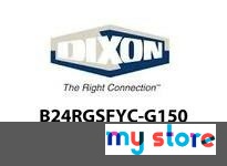 Dixon B24RGSFYC-G150 1.5" HEX HANGER w/FKM GROMMET w 3/8 NPT COUPLER