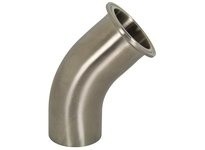 Dixon B2KM-G150 Polished 45° Clamp x Weld Elbow