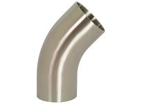 Dixon B2KS-G250P Polished 45° Weld Elbow with Tangent | YarinInd