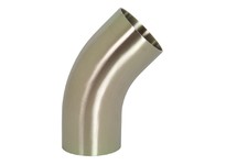 Dixon B2KSXL12-R150 1.5" 45 DEG SWEEP ELBOW w/12" CLR 316L