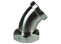 Dixon B2P-G400 Threaded Bevel Seat x Plain Bevel Seat 45° Elbow | YarinInd