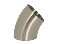 Dixon B2WK-1.5-304-7 1.5" Short Radius 45 Degree Elbow T304DixonB2WK-1.5-304-7 1.5" Short Radius 45 Degree Elbow T304