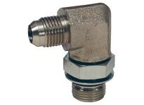Dixon B3801-8-8 British Thread Adapter JIC Male 37° Flare x Male BSPP 90° Elbow