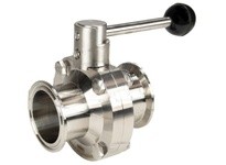 Dixon B5107E250CC-A B5107-Series Butterfly Valve with Pull Handle Clamp End