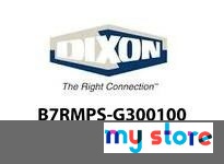 Dixon B7RMPS-G300100 3x1 CLAMP RED SHORT OUTLET TEE 304