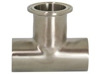 Dixon B7WWM-R250 Polished Weld Run x Clamp Branch Tee