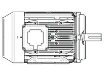 Brook Crompton BA4N010V3C 10HP 1800RPM 208/416V Aluminum NEMA 215T C Face
