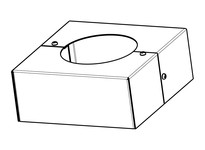 RAB BASE-RT7 7" Round Taper Pole Base Cover | YarinInd