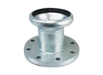 Jason Industrial BFF800, 8" Size Female Socket x Flange (150 ASA) Locking Lever Pump Coupling