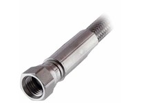 Mako BHFS-06C-04JF FJIC Swivel Braided Hose Connector 3/8" Hose X 1/4" Female Swivel JIC - 316 Stainless - Braided Hose Fitting