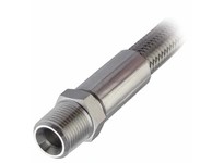 Mako BHFS-06C-06NM 3/8" Hose X 3/8" Male NPT - 316 Stainless - Braided Hose Fitting