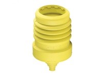 Cooper Eaton BM1BK Boot 20/30A 3W HartLock Plugs 2-1/8" Black | Industrial Supplies