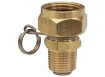 Dixon BMAS974 Straight Swivel x GHT Thread Connector | Spray Gun Accessory