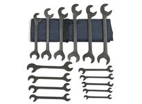 Martin Sprocket BOB15K 15 PIECE HYDRAULIC WRENCH SET FINISH: BLACK 3/8 x 3/8 7/16 x 7/16