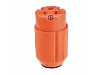 Cooper Eaton BP3487-4RN Conn 15A 125V 2P3W Str HiVis AutoGrip OR