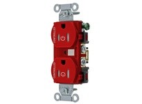 Hubbell Wiring BR15C2RTR 2/2 CONTROLLED 15A 125V B/S TR DUP R