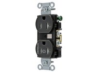 Hubbell Wiring BR20C1BLKTR 1/2 CONTROLLED 20A 125V | YarinInd