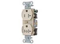 Hubbell Wiring BR20C1LATR 1/2 CONTROLLED 20A 125V B/S TR DUP LA