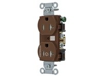 Hubbell Wiring BR20C1TR 1/2 CONTROLLED 20A 125V B/S TR DUP BR