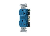 Hubbell Wiring BR20C2BL 2/2 CONTROLLED 20A 125V B/S DUP BL