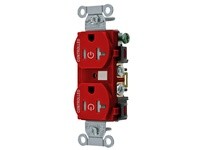 Hubbell Wiring BR20C2RTR 2/2 CONTROLLED 20A 125V B/S TR DUP R | Industrial Supplies