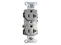 Hubbell Wiring BR20GRYWR WTR RES COM GRD 20A 125V | YarinInd
